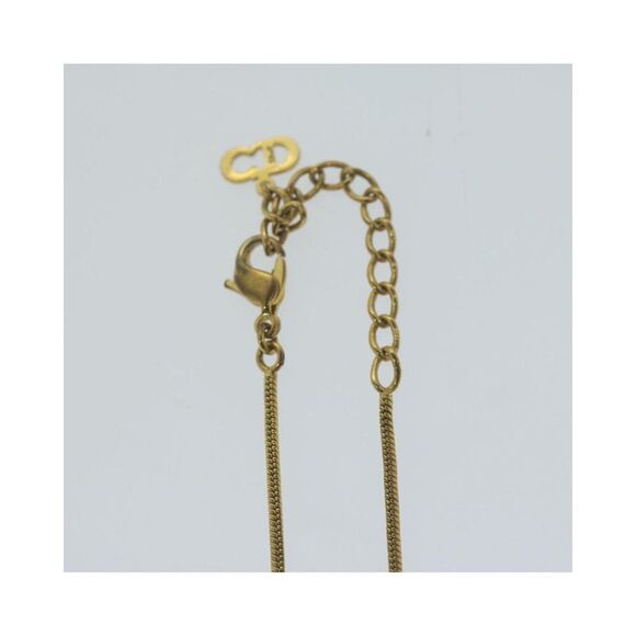 Pre Loved Christian Dior GoldTone D Initial Necklace Women - Picture 4 of 6